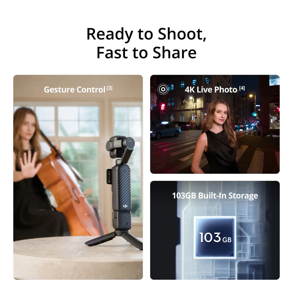 Osmo Pocket 4P Vlog Combo - In Stock