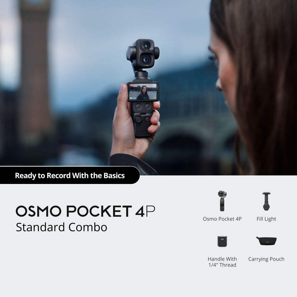 Osmo Pocket 4P Standard Combo - In Stock