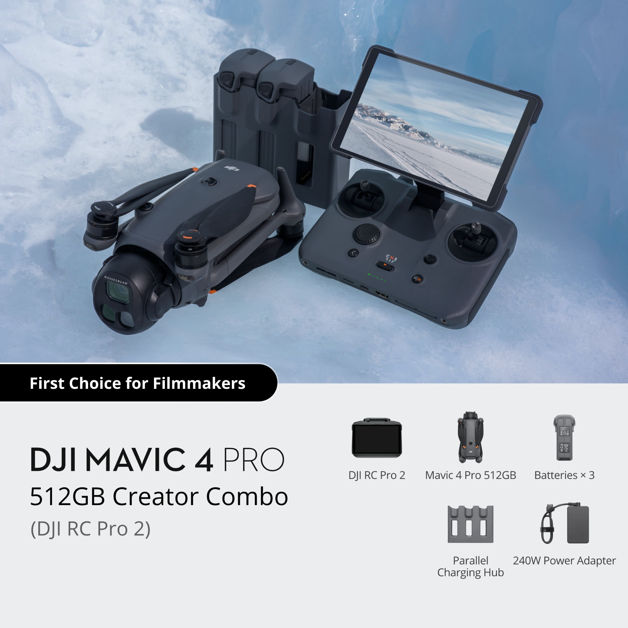 DJI Mavic 4 Pro 512GB Creator Combo (DJI RC Pro 2)