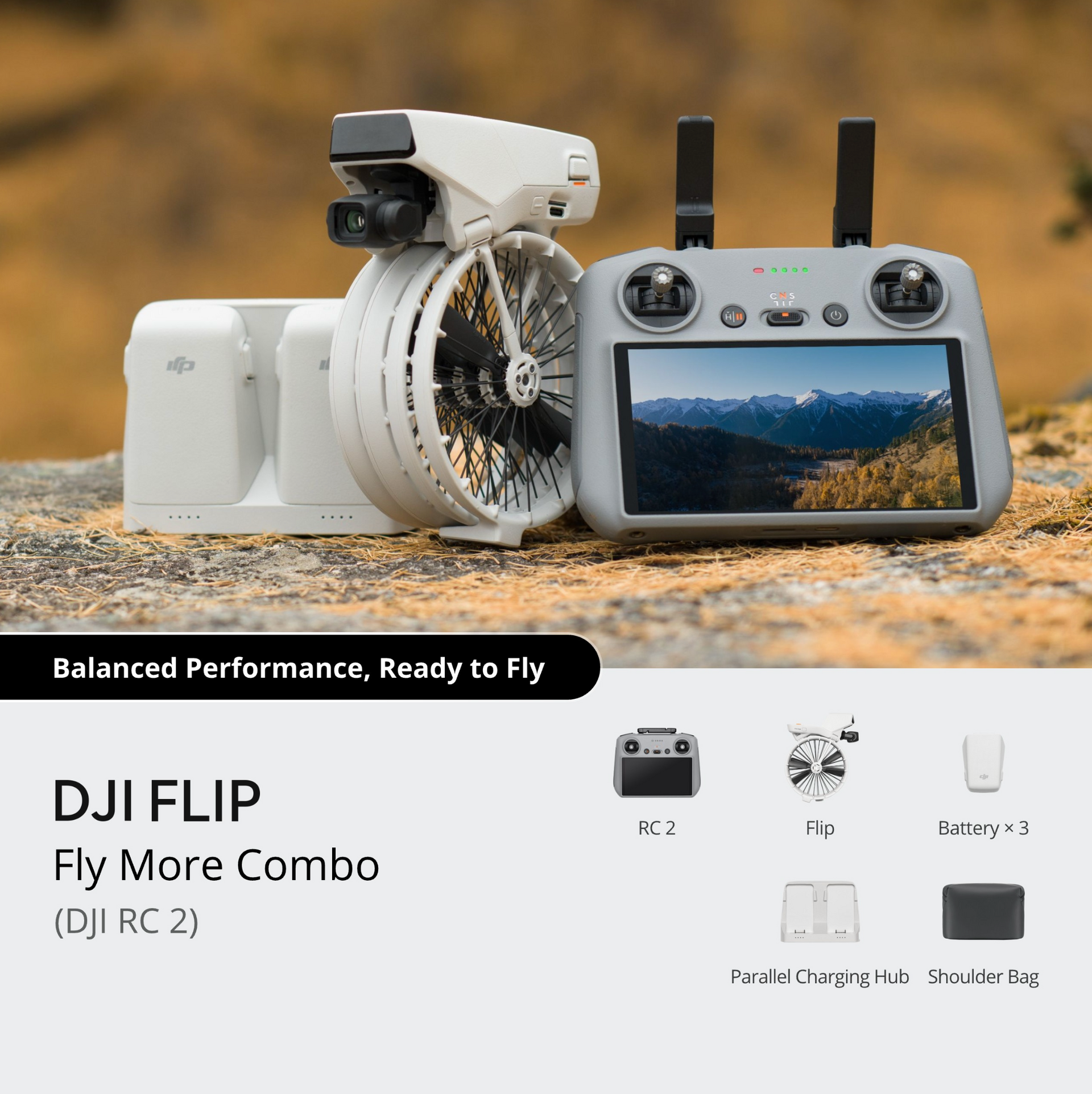 DJI Flip Fly More Combo (DJI RC 2) – Eagleview Drones