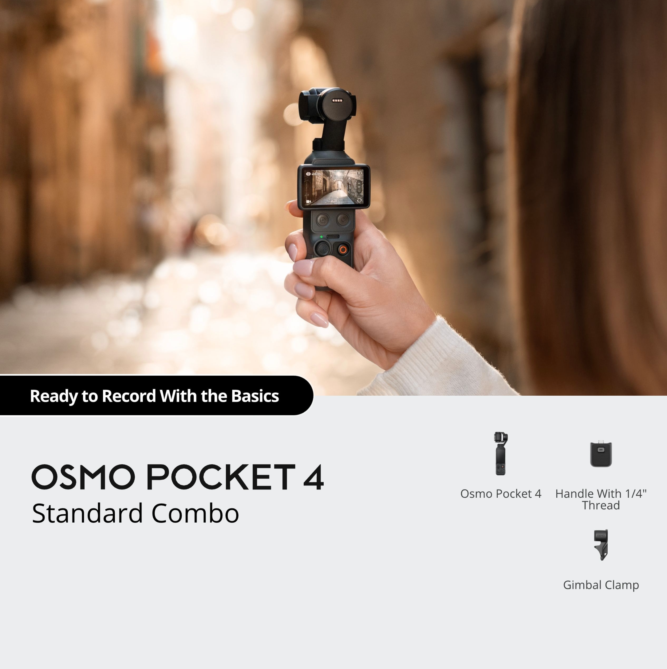 Osmo Pocket 4 Standard Combo - In Stock